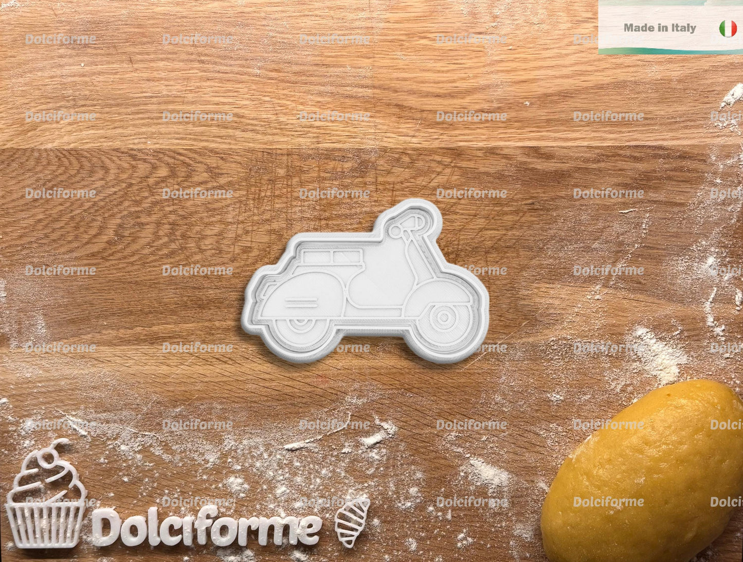 Set di formine per biscotti Veicoli — auto, Vespa, moto