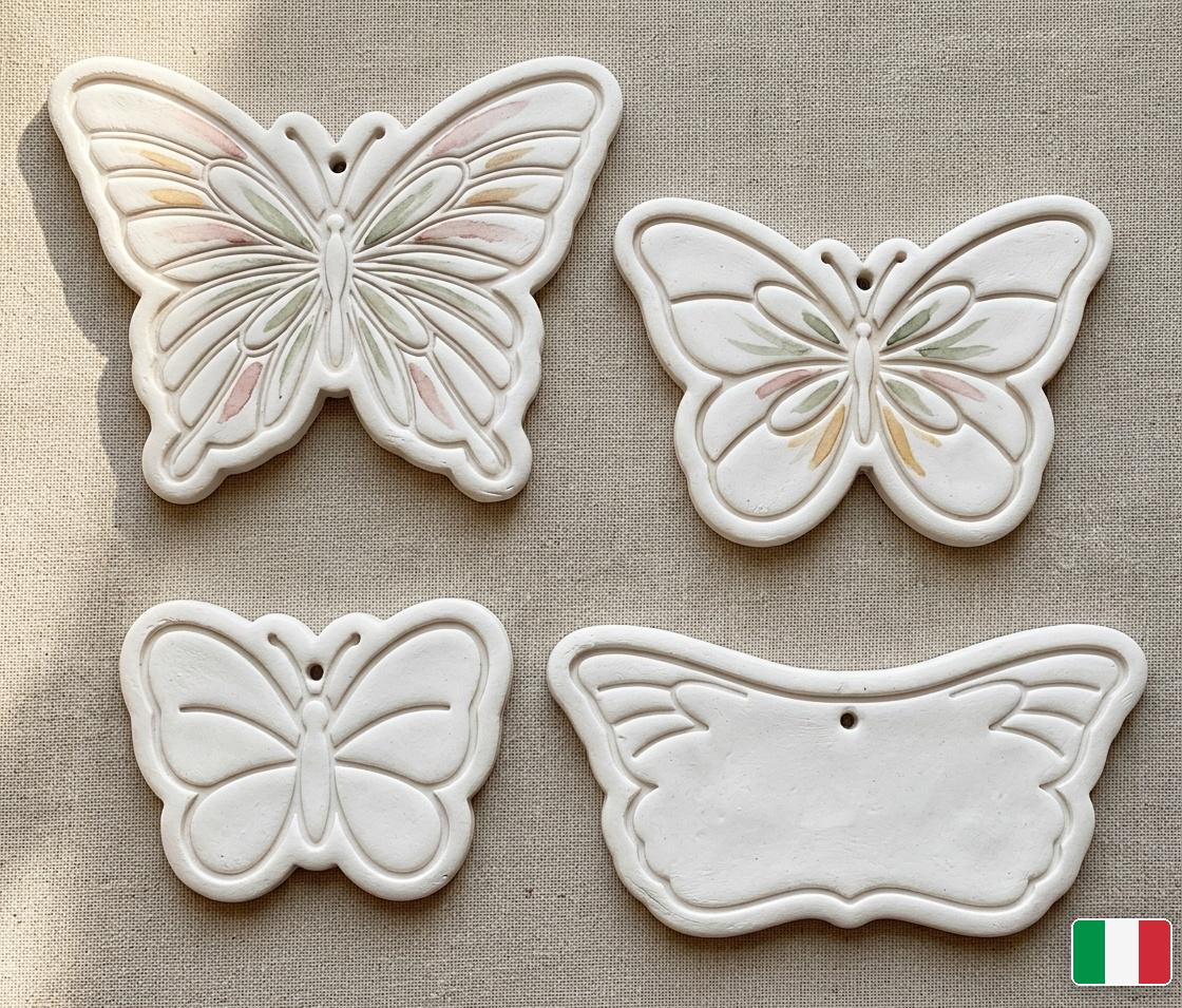 Set 4 stampini biscotti Cactus — piante grasse e fico d'India, PLA bianco