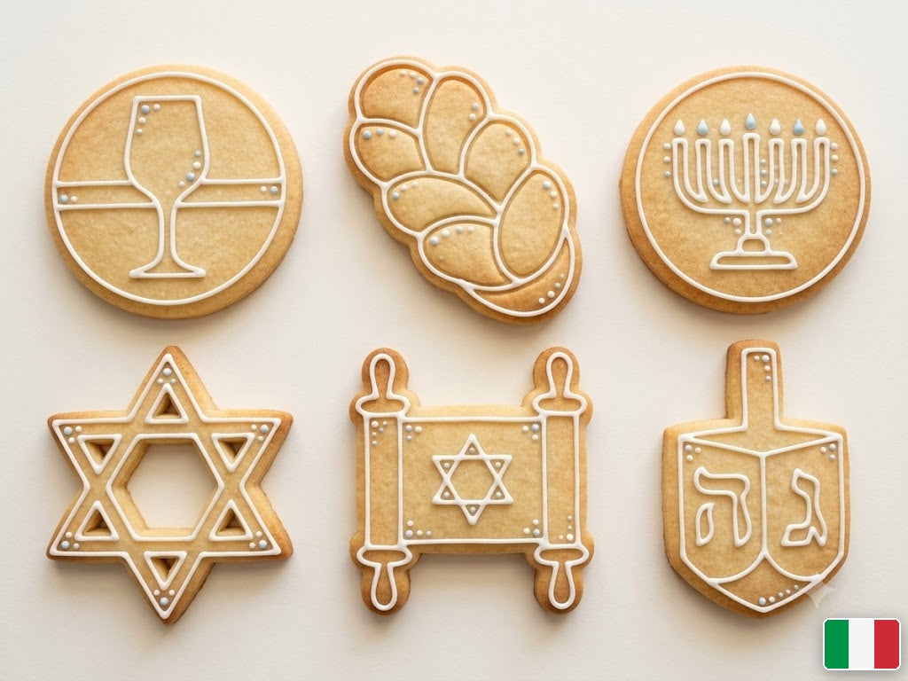 Biscotti hanukkah decorati