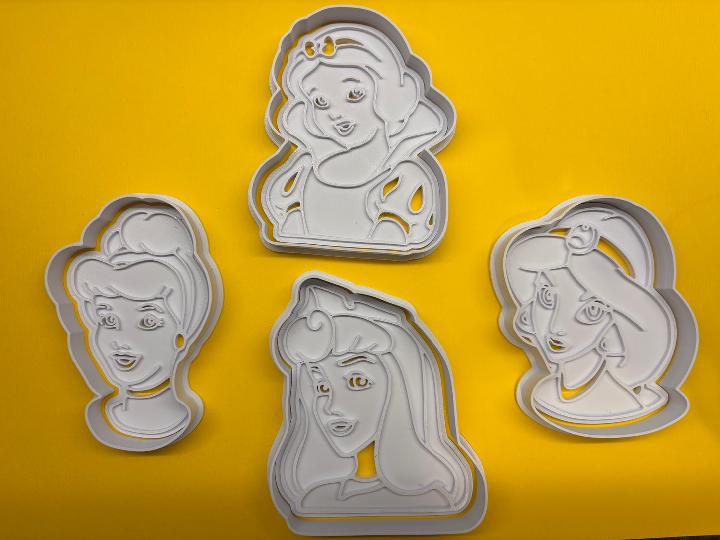 Princess Cookie Cutters w/ Stamps