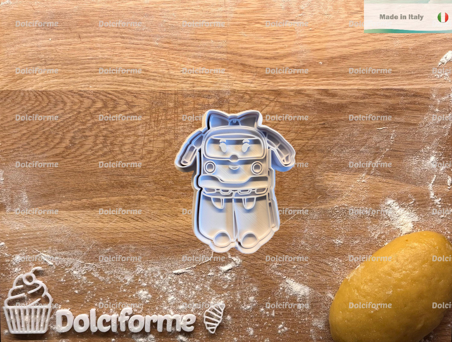 Set di formine per biscotti Robocar Poli — festa compleanno bambini