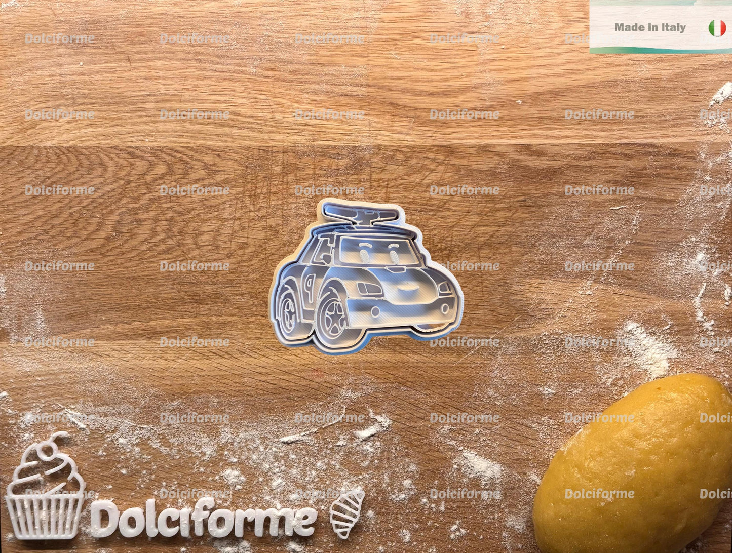 Set di formine per biscotti Robocar Poli — festa compleanno bambini