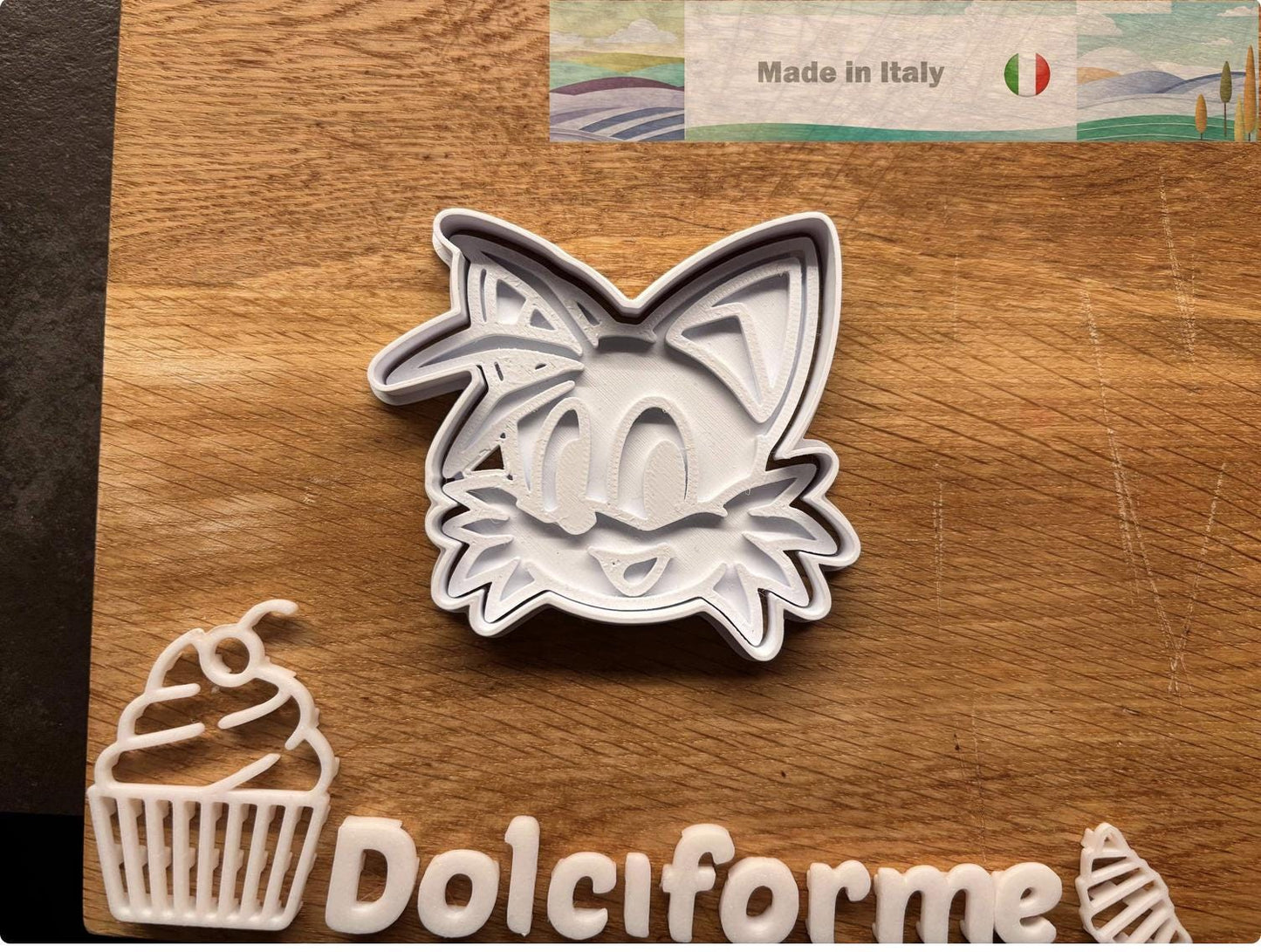 Set 6 formine per biscotti Sonic — tema videogioco, compleanno bambini