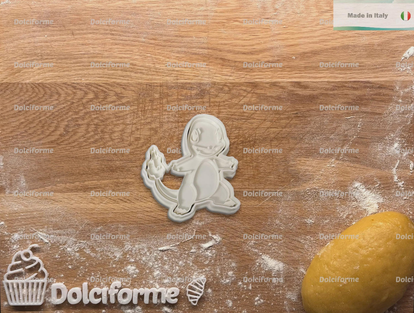 Set di formine per biscotti Pokémon — 5 pezzi, timbri per feste e compleanni