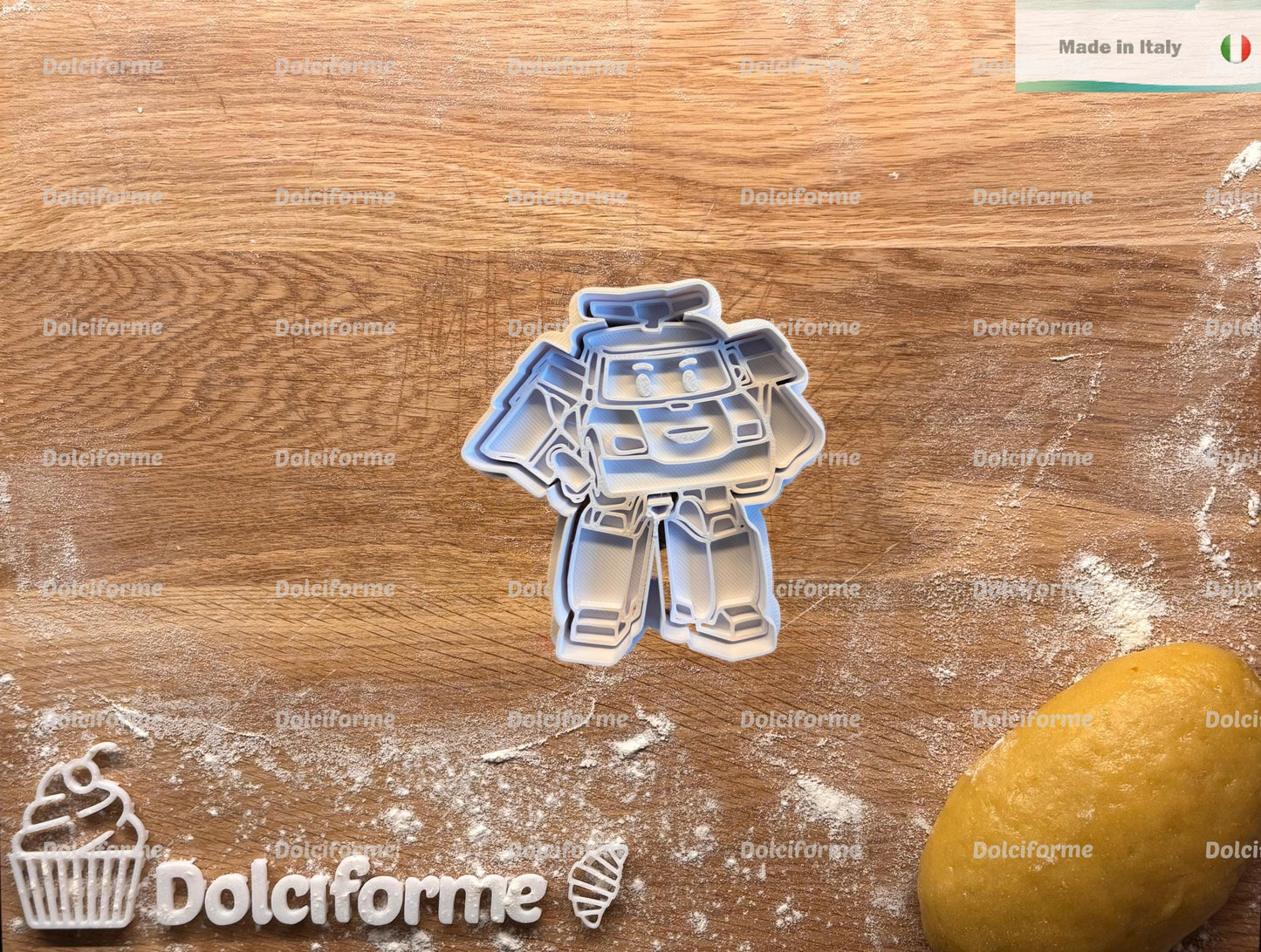 Set di formine per biscotti Robocar Poli — festa compleanno bambini