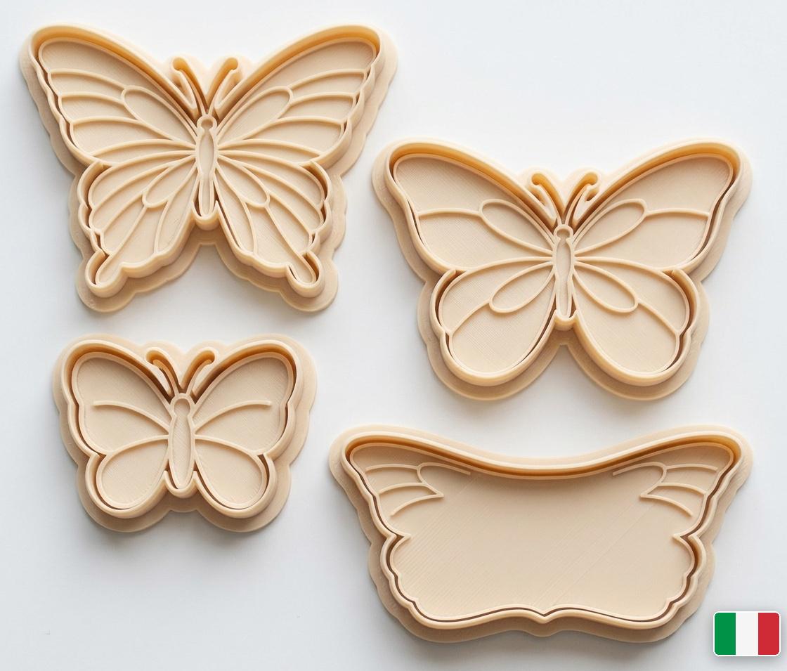 Set stampini farfalle
