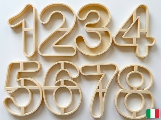 Set formine numeri 0-9 - product shot