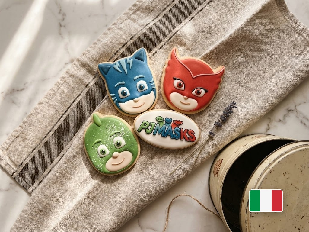 Biscotti PJ Masks confezione regalo fatta a mano
